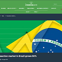 Transaction market in Brazil grows 50%